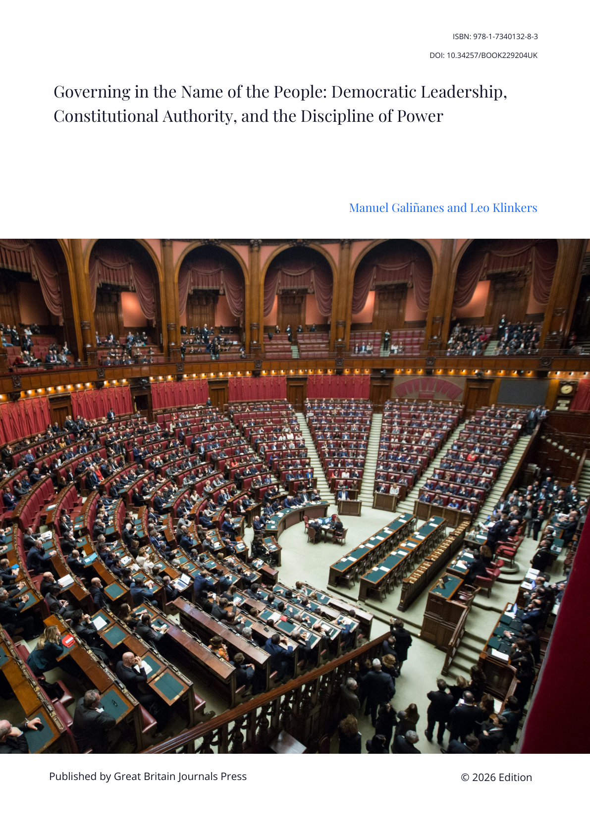 Governing in the Name of the People: Democratic Leadership, Constitutional Authority, and the Discipline of Power